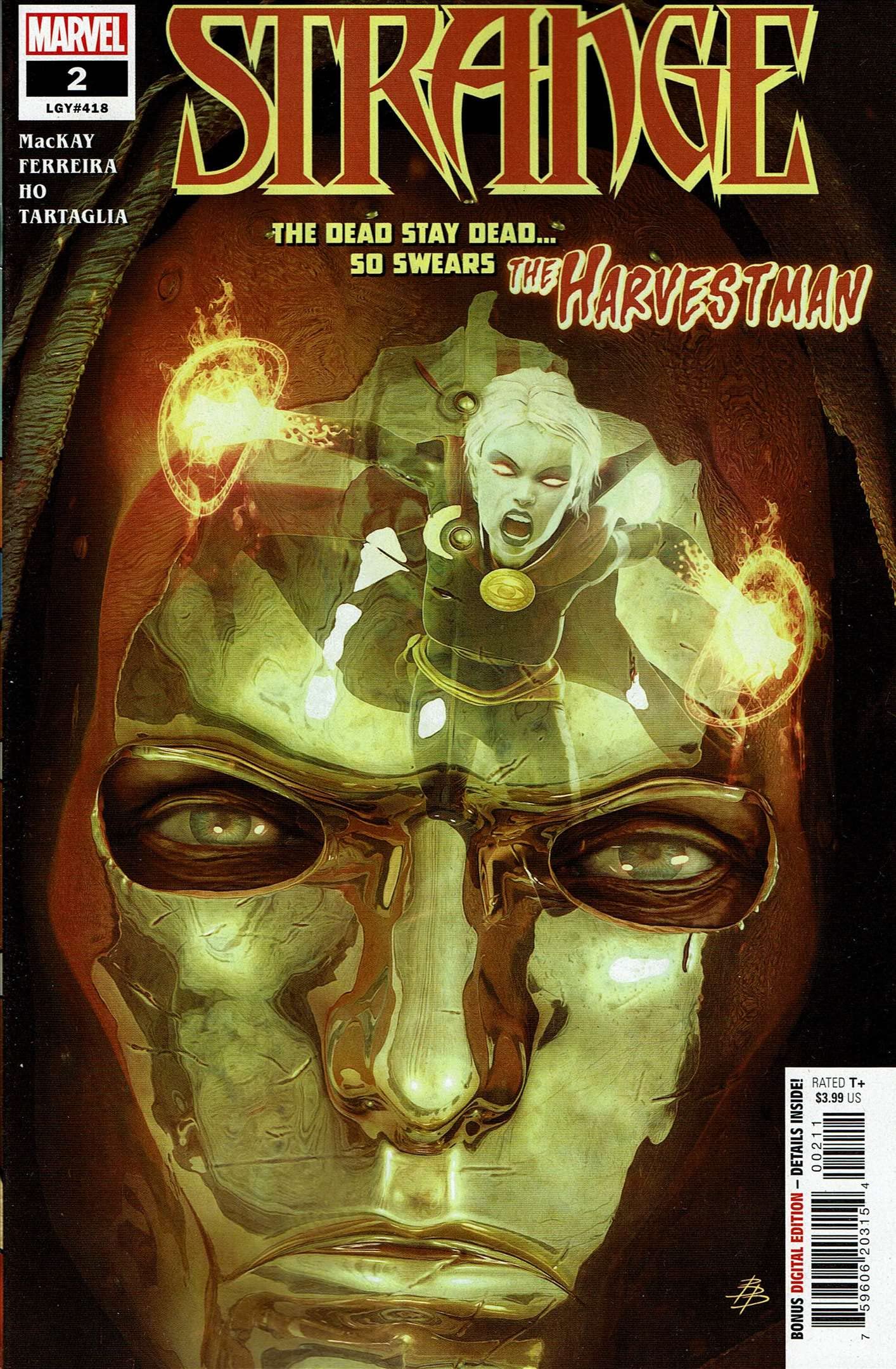 Doctor Strange (3rd Series) #2 VF/NM Marvel Comic Book - 418 Doctor Strange & Clea vs. Harvestman | Collectible Superhero Comics for Fans & Investors
