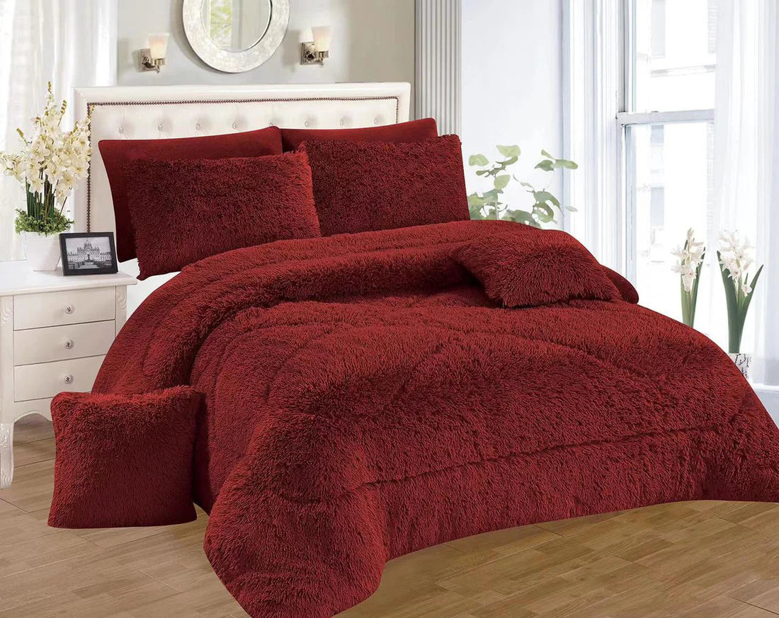 6x7 Fluffy Duvet Insert - Ultra Soft Down Alternative Comforter for All Seasons | Perfect for Bedroom, Guest Room & Cozy Nights