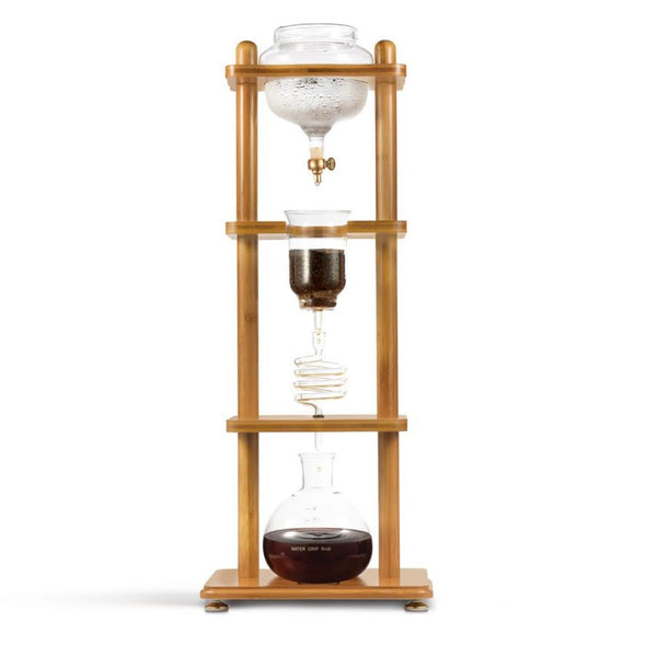 Premium Yama Cold Drip Tower Coffee Maker - 32oz Glass Carafe for Smooth Cold Brew - Perfect for Home Baristas & Coffee Shops - Ideal for Iced Coffee, Cocktails & Specialty Drinks