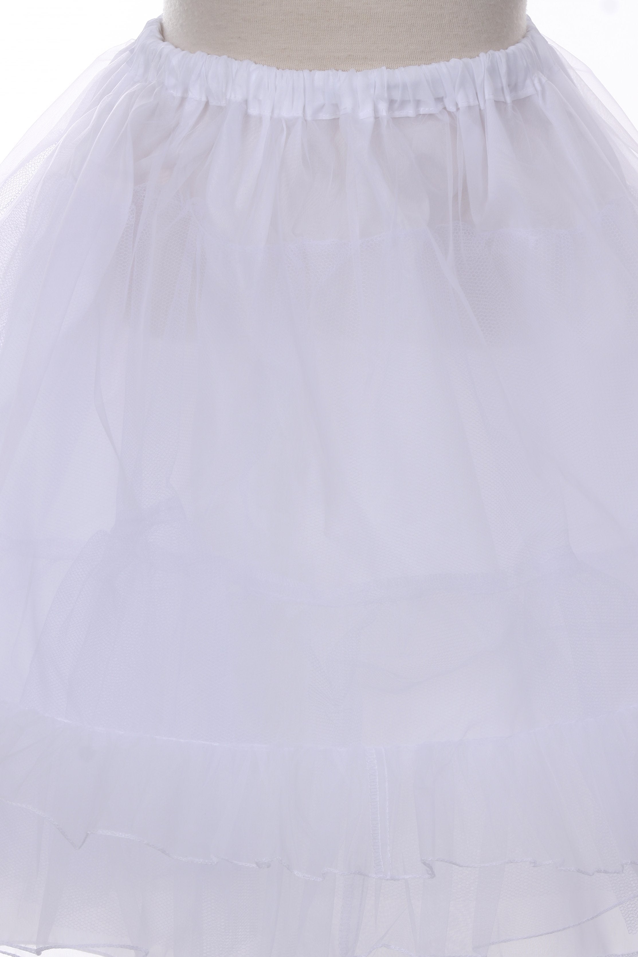 Triple Layered Petticoat for Tea Length Dresses - Fluffy Underskirt for Vintage, Wedding & Party Outfits