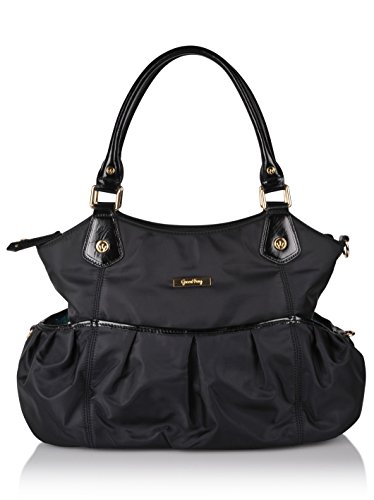 Premium GREEN FROG Luxury Diaper Bag - Stylish Camel/Sand 7-Piece Set, Weekender Tote for Baby Boys & Girls - Perfect for Travel, Daycare & Family Outings