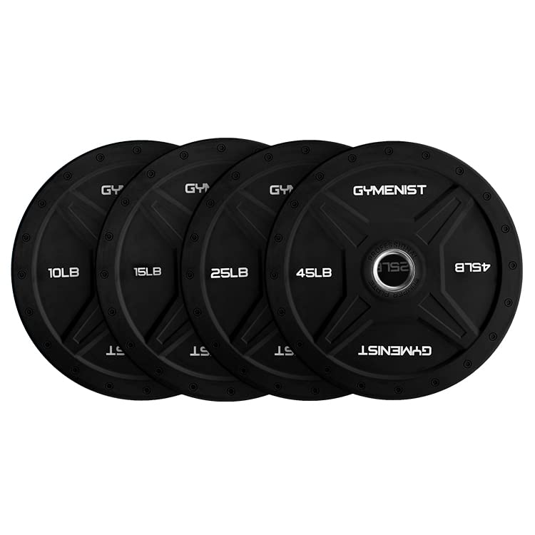 Premium GYMENIST Bumper Plates for 2