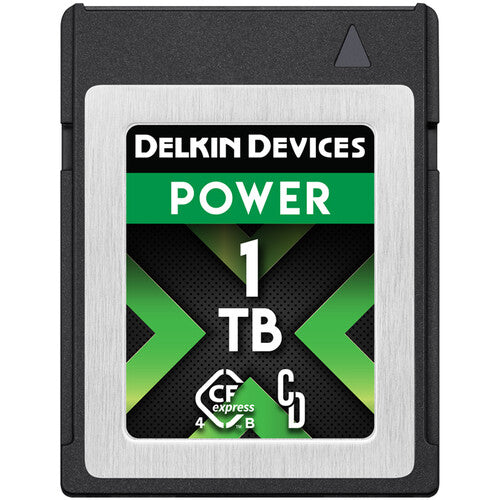 Delkin DCFX4P1TB 1TB CFexpress Type B Memory Card - High-Speed 4.0 Performance for Professional Photography & 4K/8K Video Recording