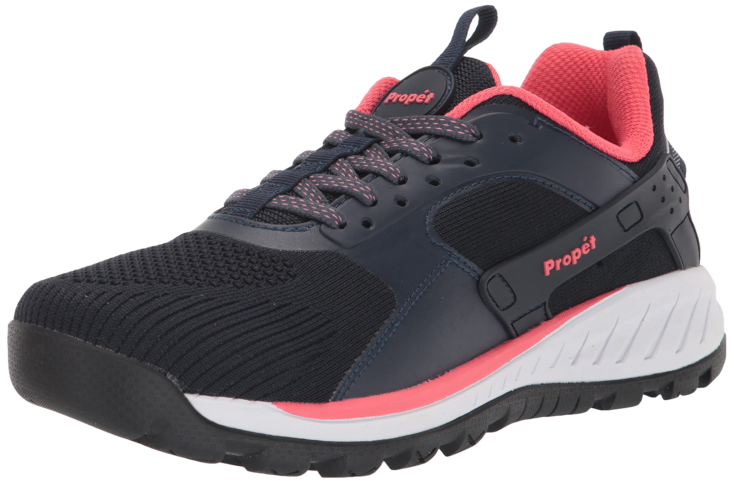 Propet Women's Visper Hiking Sneakers - Lightweight Trail Running Shoes for Women, Black | Perfect for Outdoor Adventures, Hiking & Casual Walking