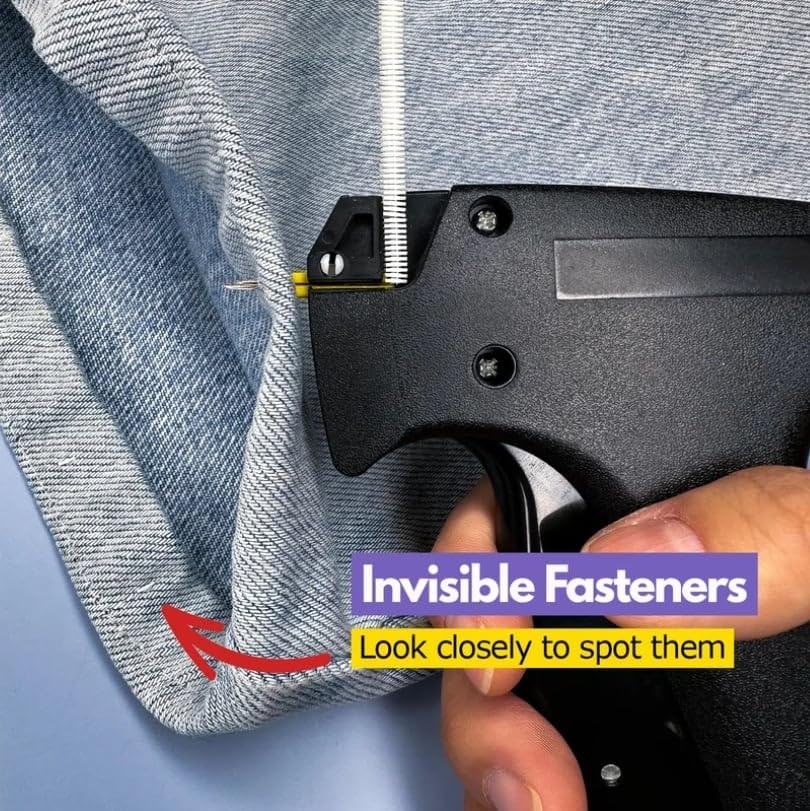 Stitchy Quick Clothing Repair Gun - Portable Fabric Stitching Tool for Fast Mending, Sewing & Hemming - Mini Stitch Pro for Clothes, Jeans, Curtains - Perfect Mother's Day Gift (White) | Home Repair, Emergency Fixes, DIY Sewing Projects