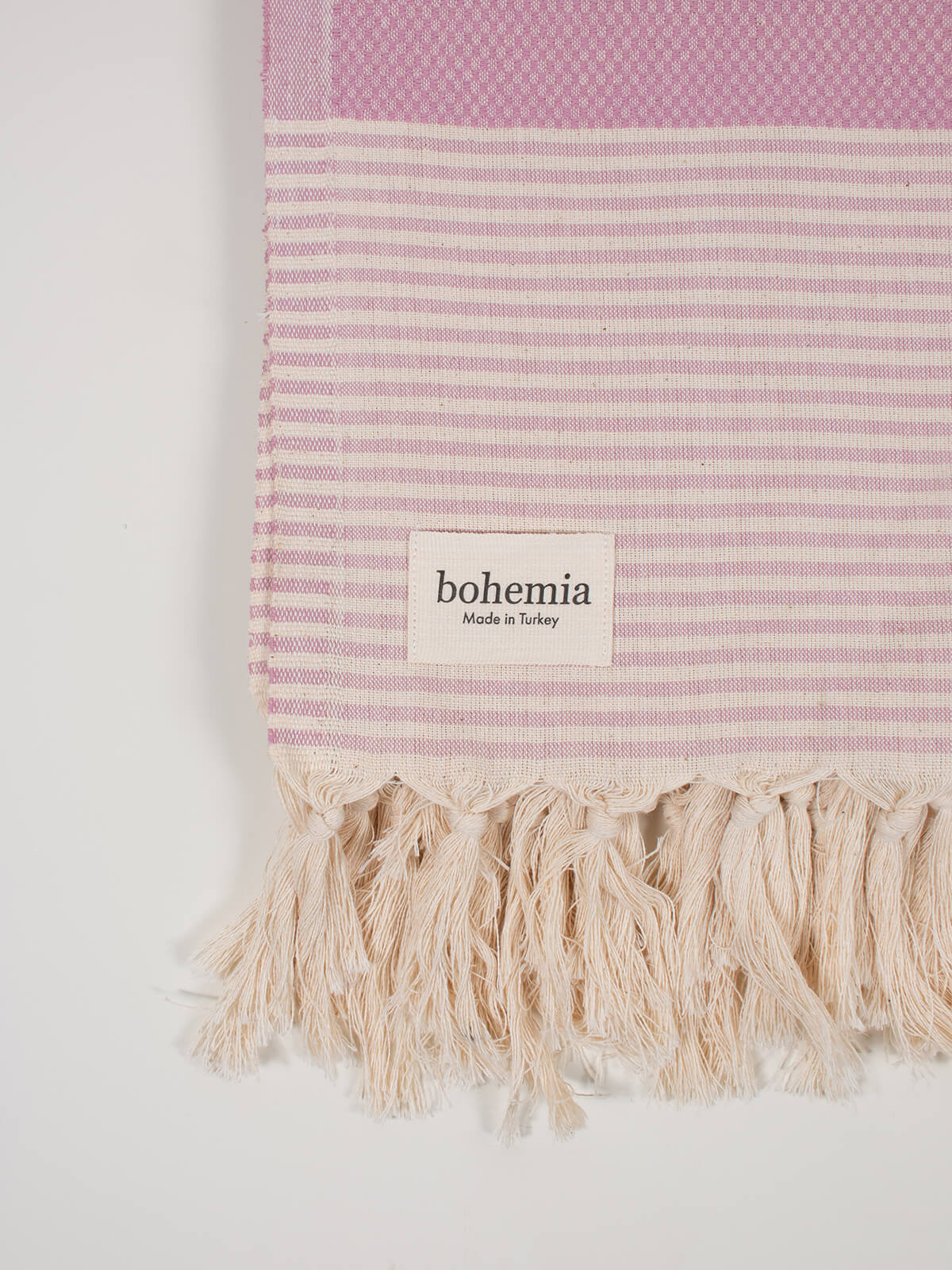 Amalfi Hammam Towel - Vintage Pink Turkish Bath Towel | Soft & Absorbent for Spa, Beach & Home Use