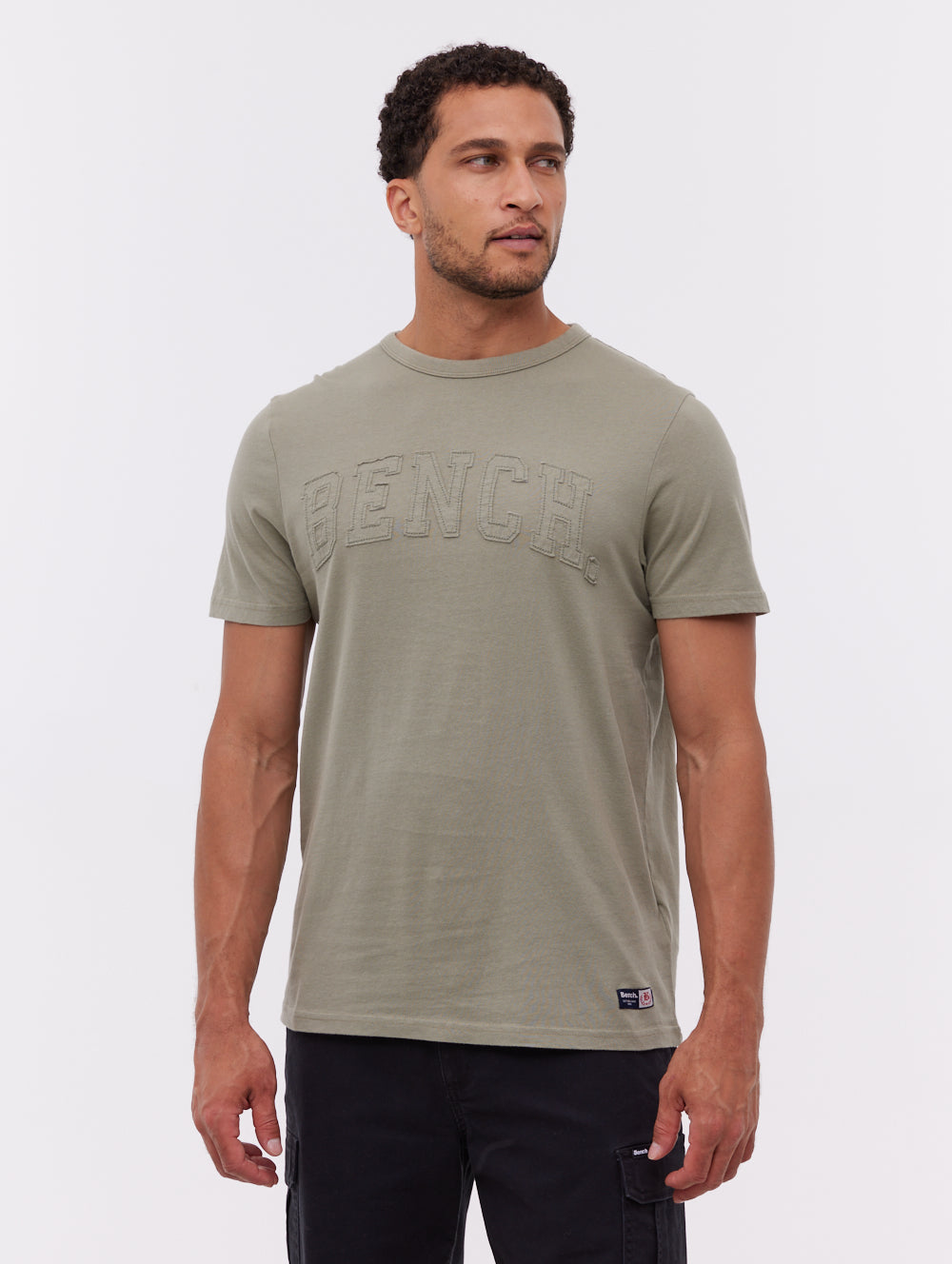 Daffron Collegiate Applique T-Shirt - Stylish Embroidered Cotton Tee for Men & Women - Perfect for School Spirit, Game Days & Casual Wear