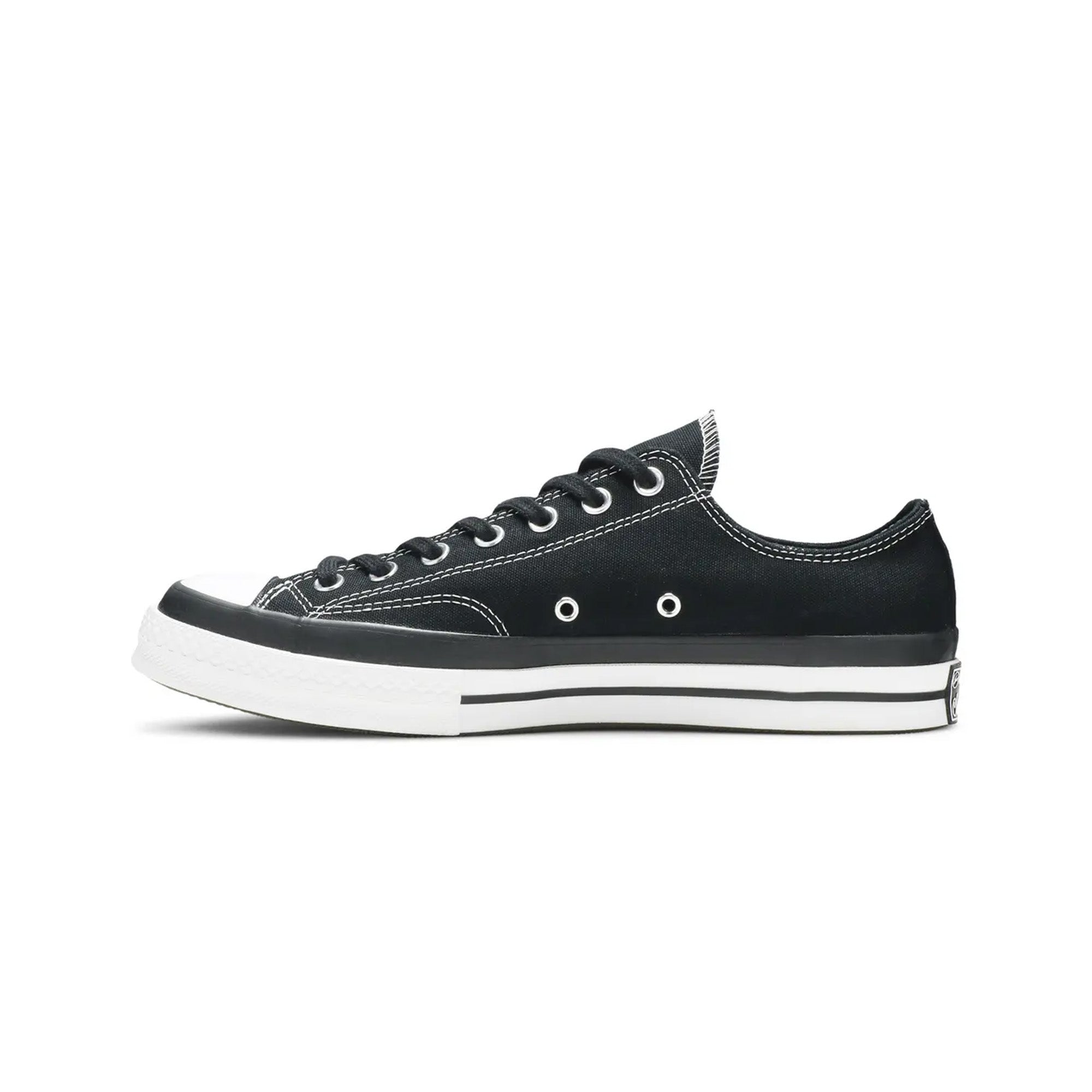 Converse Chuck Taylor All Star 70s Ox Low Sneakers - Moncler x Fragment Collaboration - Black Retro Basketball Shoes for Men & Women | Streetwear, Casual Wear, Fashion Statement