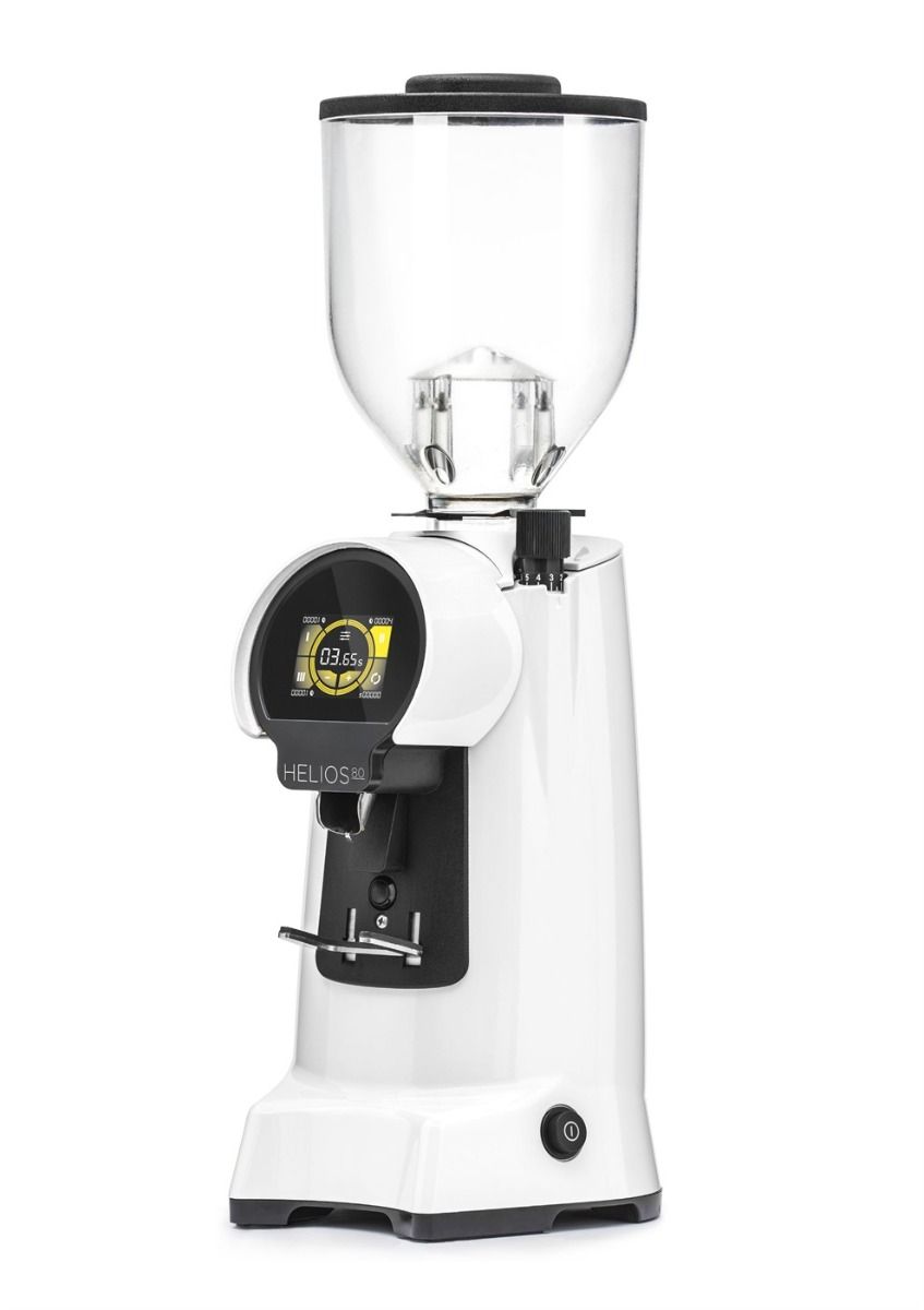 Eureka Helios 80 Professional Espresso Coffee Grinder - Commercial Grade Burr Grinder for Baristas & Coffee Shops - Perfect for Espresso, Latte & Cappuccino Brewing
