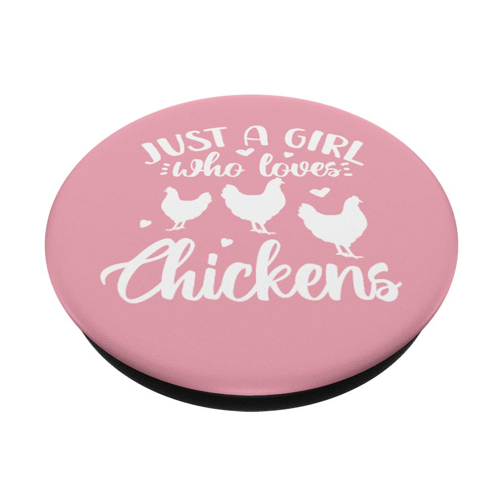 Funny Chicken Lover PopSockets PopGrip - Swappable Phone Grip for iPhone, Samsung & Tablets | Cute Hen Design Gift for Women & Girls | Perfect for Farmers, Animal Lovers & Country Life