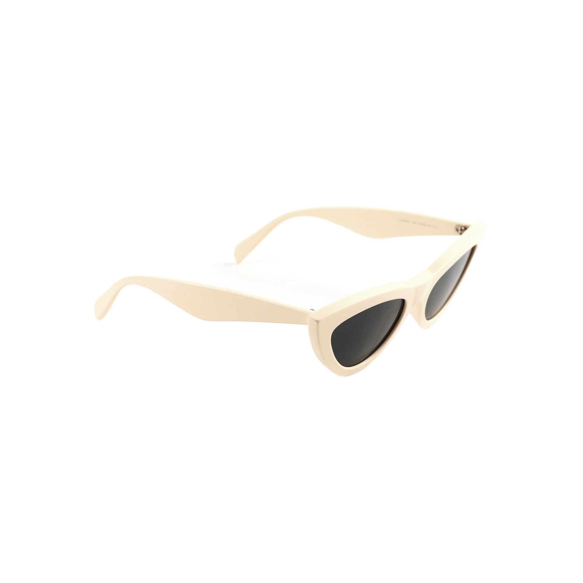 Celine Cream Sunglasses for Women - Luxury Designer Shades for Summer, Beach & Outdoor Fashion
