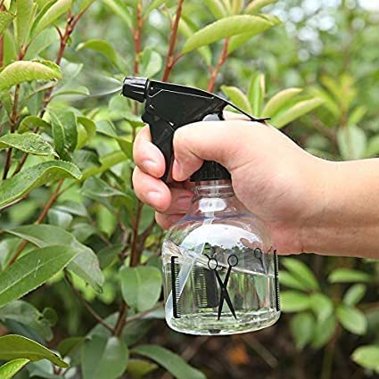 RAVARIYA Professional Empty Spray Bottles (5-Pack) - Multipurpose Fine Mist Sprayer for Hair Styling, Face Hydration, Cleaning & Salon Use - Perfect for Home, Salon & Travel