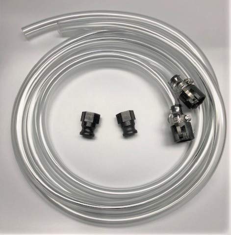 Zuwa 1 Inch Drill Pump Hose Kit - High Flow Water Transfer Attachment for Drills - Perfect for Aquariums, Pools, and Flood Cleanup