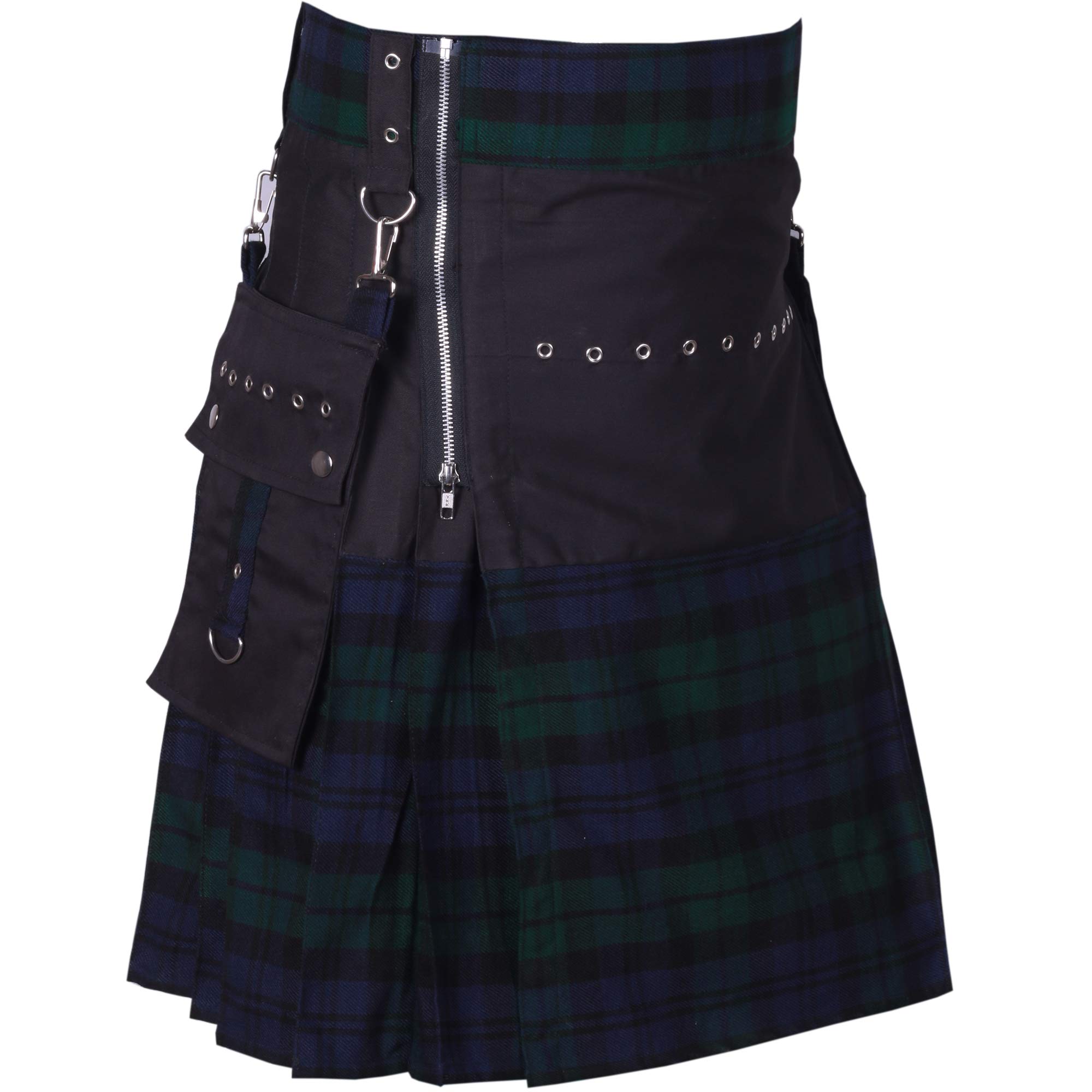 Modern Detachable Pockets Utility Kilt for Men - Adjustable Comfortable & Stylish for Burning Man, Festivals, Cosplay & Outdoor Adventures
