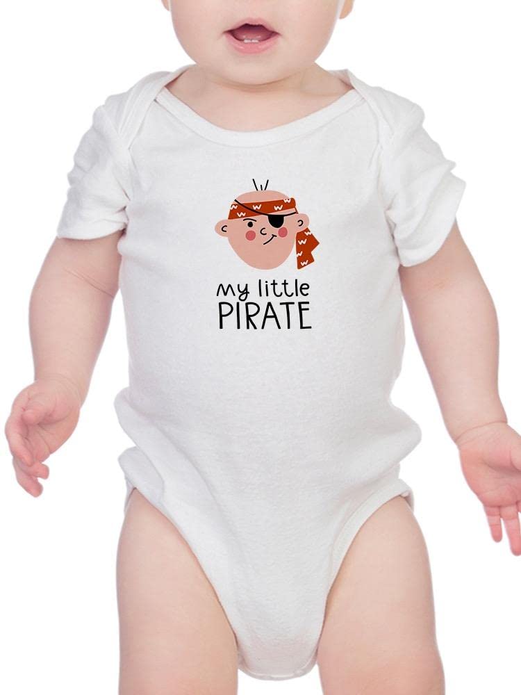 Smartprints Pirate Boy Baby Bodysuit - Cute Pirate-Themed Onesie for Infants & Toddlers - Perfect for Halloween, Costume Parties & Pirate-Themed Photo Shoots