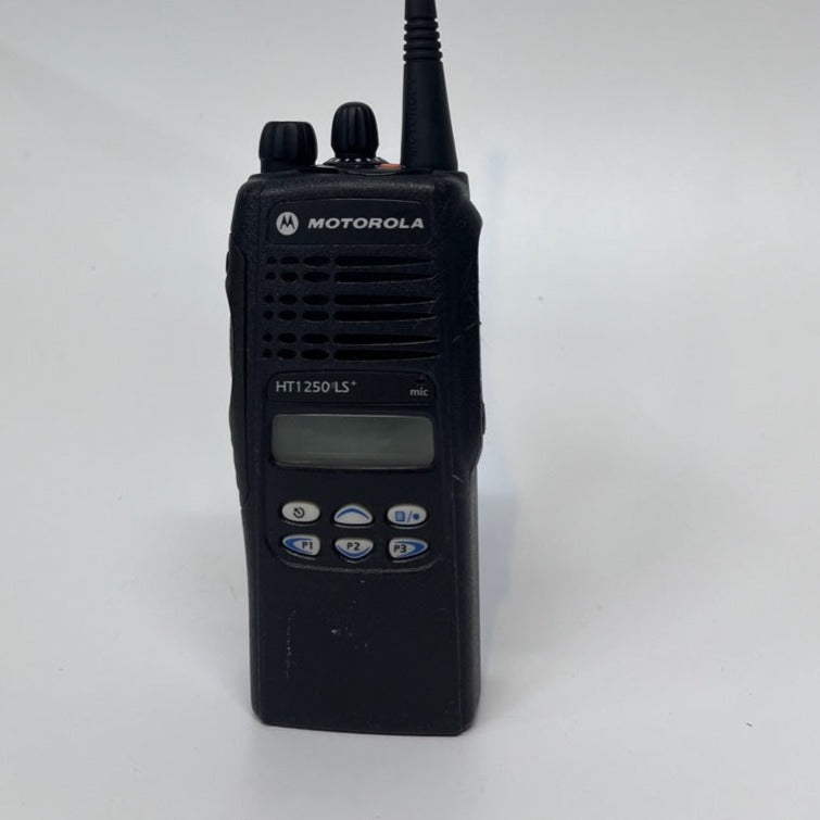 Motorola HT1250LS AAH25KDF9DU5AN VHF Two-Way Portable Radio - Reliable Communication for Construction, Security & Outdoor Adventures