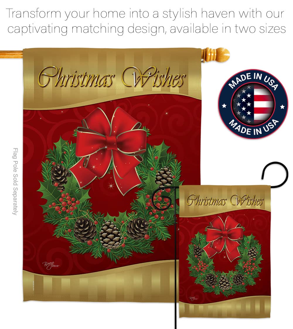 Winter Christmas House Flag Set 28
