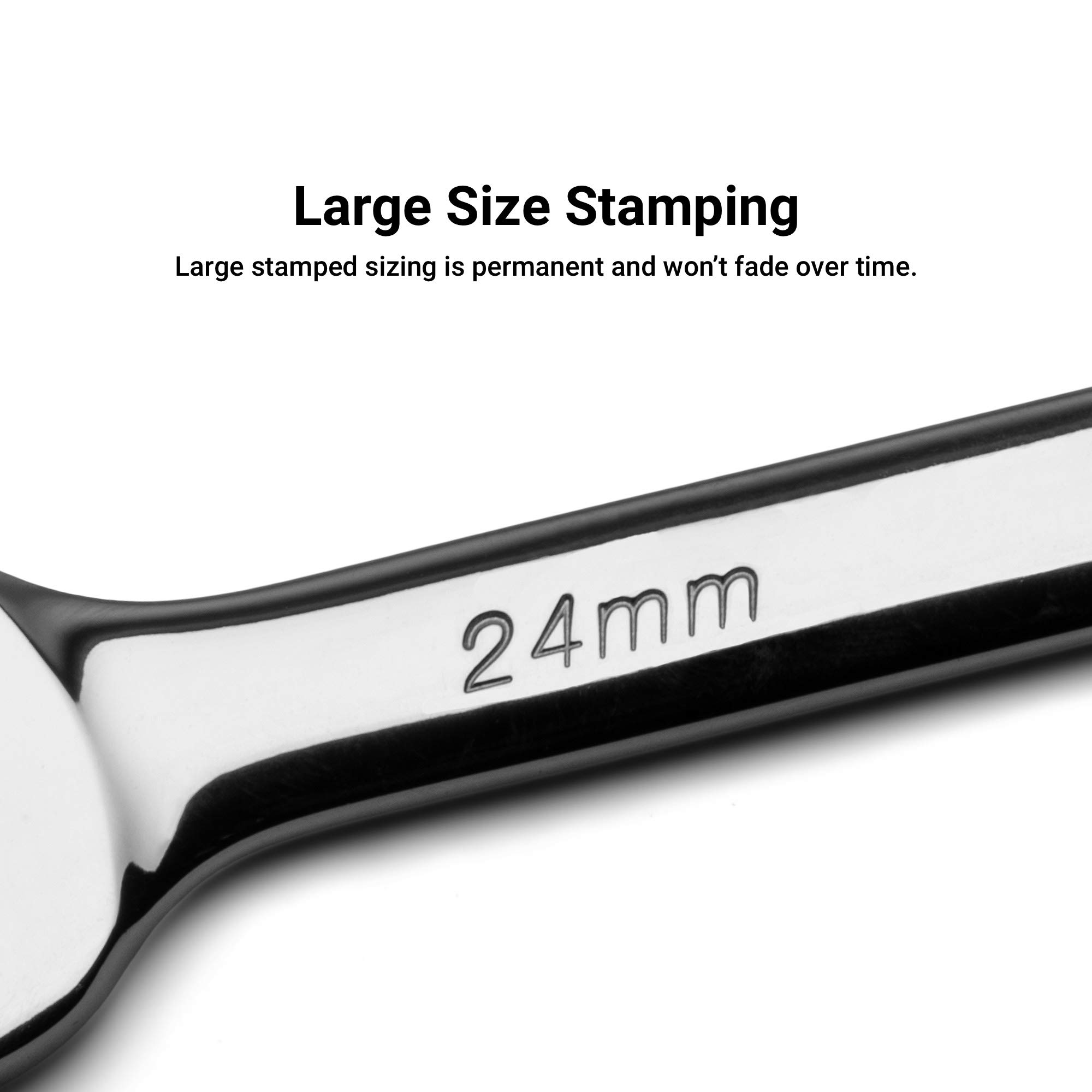 Capri Tools 14mm 12-Point Metric Combination Wrench - Chrome Plated (1-1314) - Perfect for Automotive Repair, Machinery Maintenance & DIY Projects