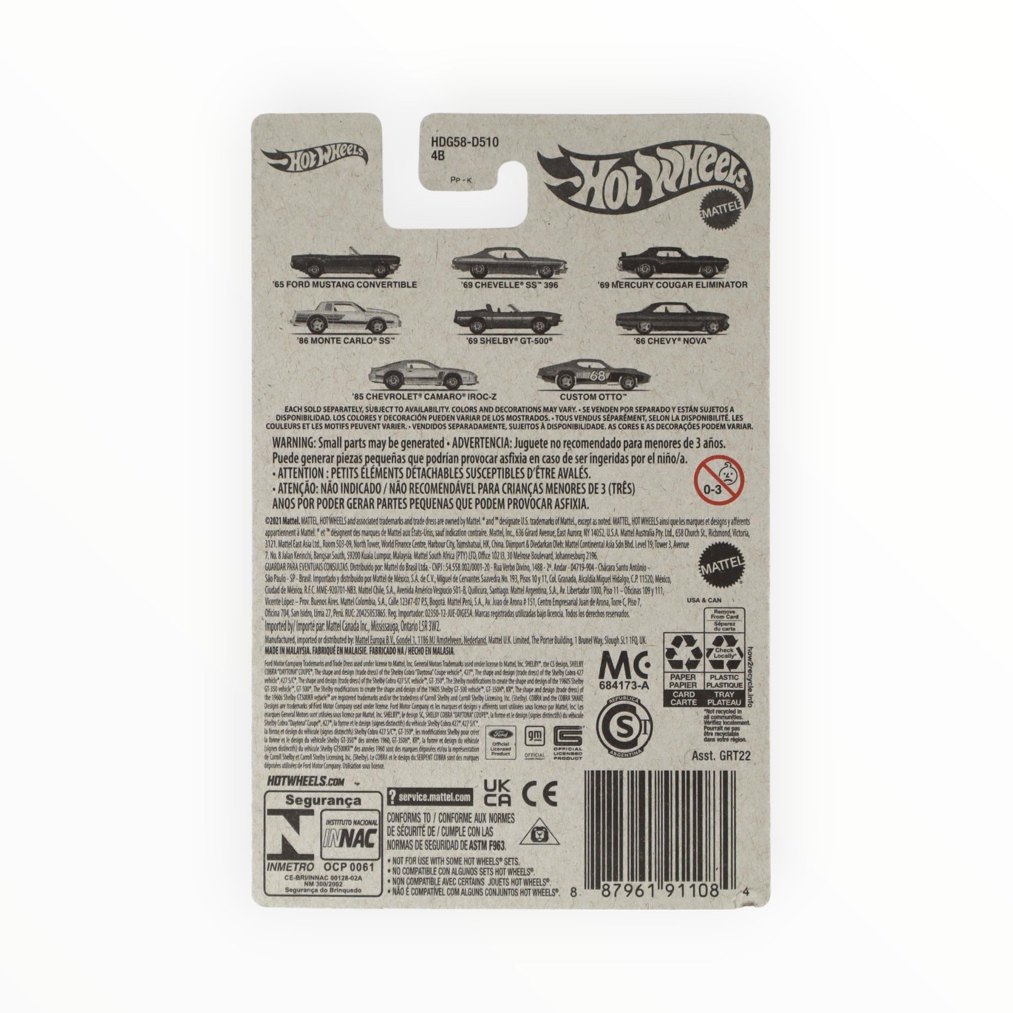 Hot Wheels '66 Chevy Nova Die-Cast Car - Purple Flying Customs Series - Collectible Toy Car for Kids & Adults - Perfect for Display, Racing & Gift Giving