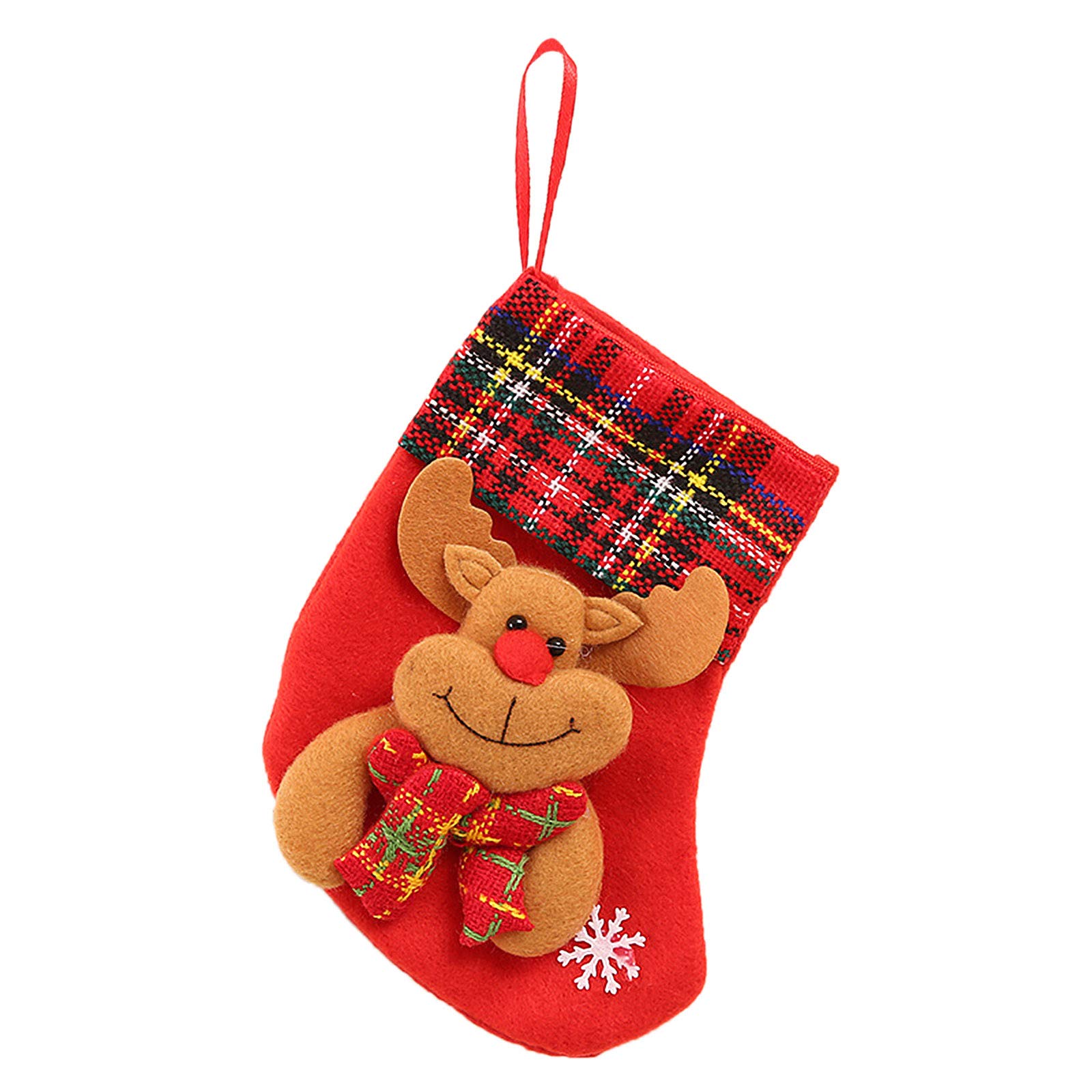 Christmas Stockings & Gift Bags Set - Holiday Tree Decorations for Home, Party Supplies with Wrapping Paper - Perfect for Xmas Gifts, Fireplace Mantel & Festive Decor (One Size)