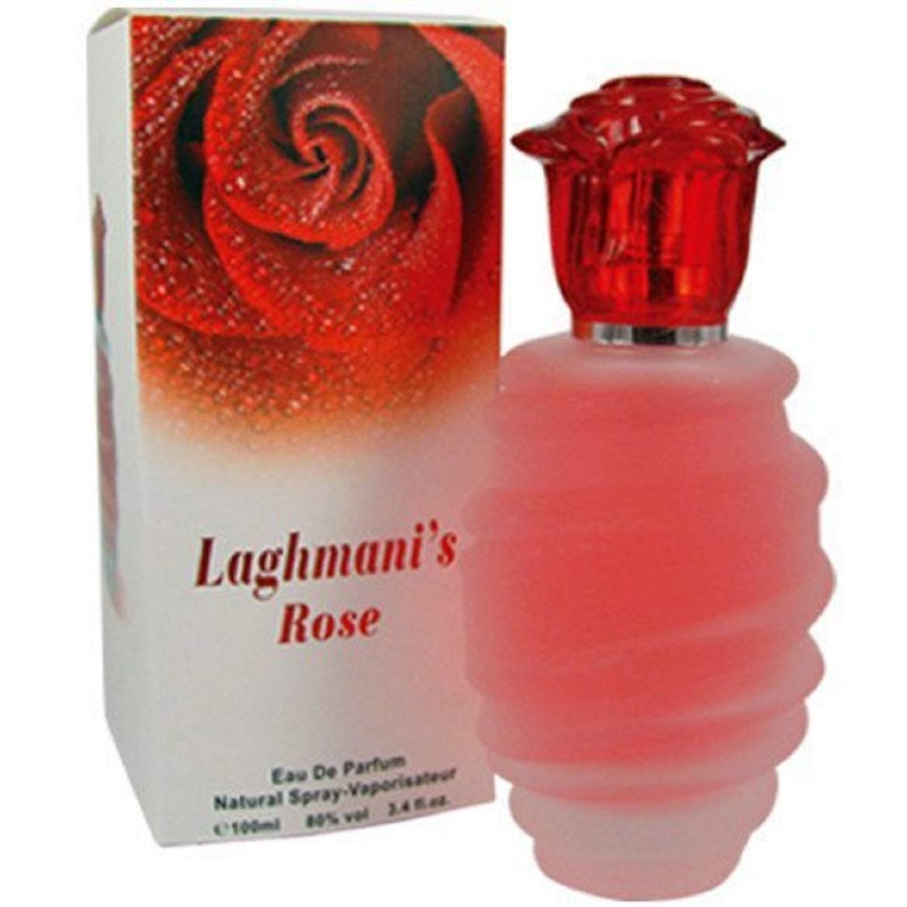 Laghmani's Rose Eau De Parfum for Women - Floral Fragrance Perfume Spray (85ml/2.9oz) - Romantic Date Night & Special Occasion Scent