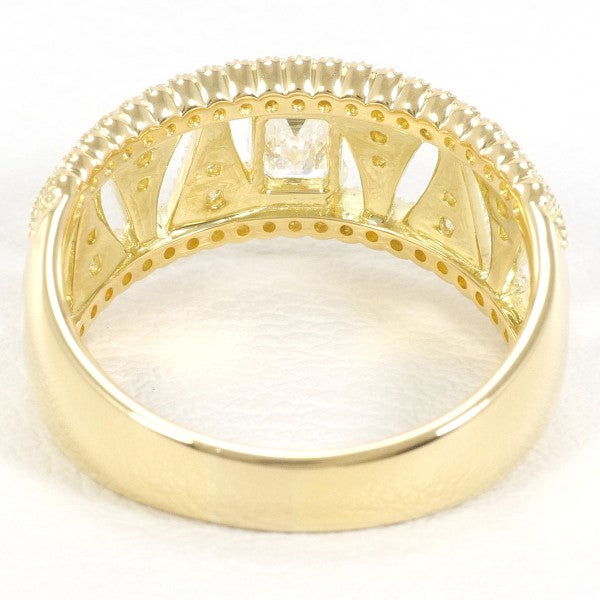 18K Yellow Gold Diamond Ring for Women - Elegant Solitaire Engagement & Wedding Band - Perfect for Proposals, Anniversaries & Special Occasions