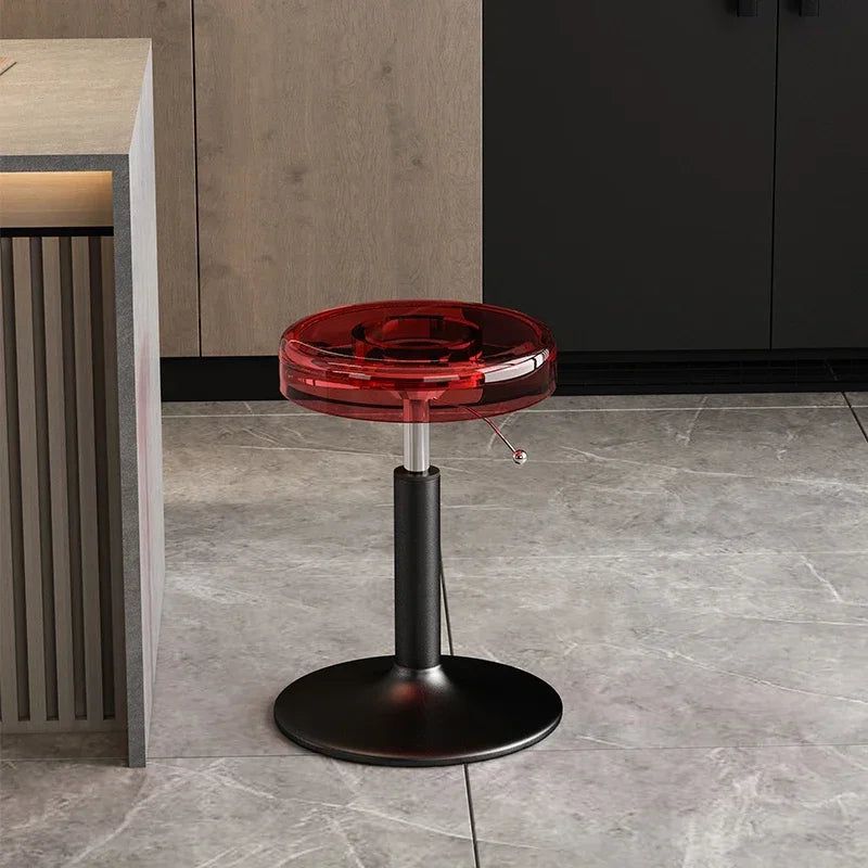 Premium Acrylic Kitchen Island Bar Stool - Modern High-End Counter Stool for Dining & Entertaining - Perfect for Home, Restaurant & Cafe Use