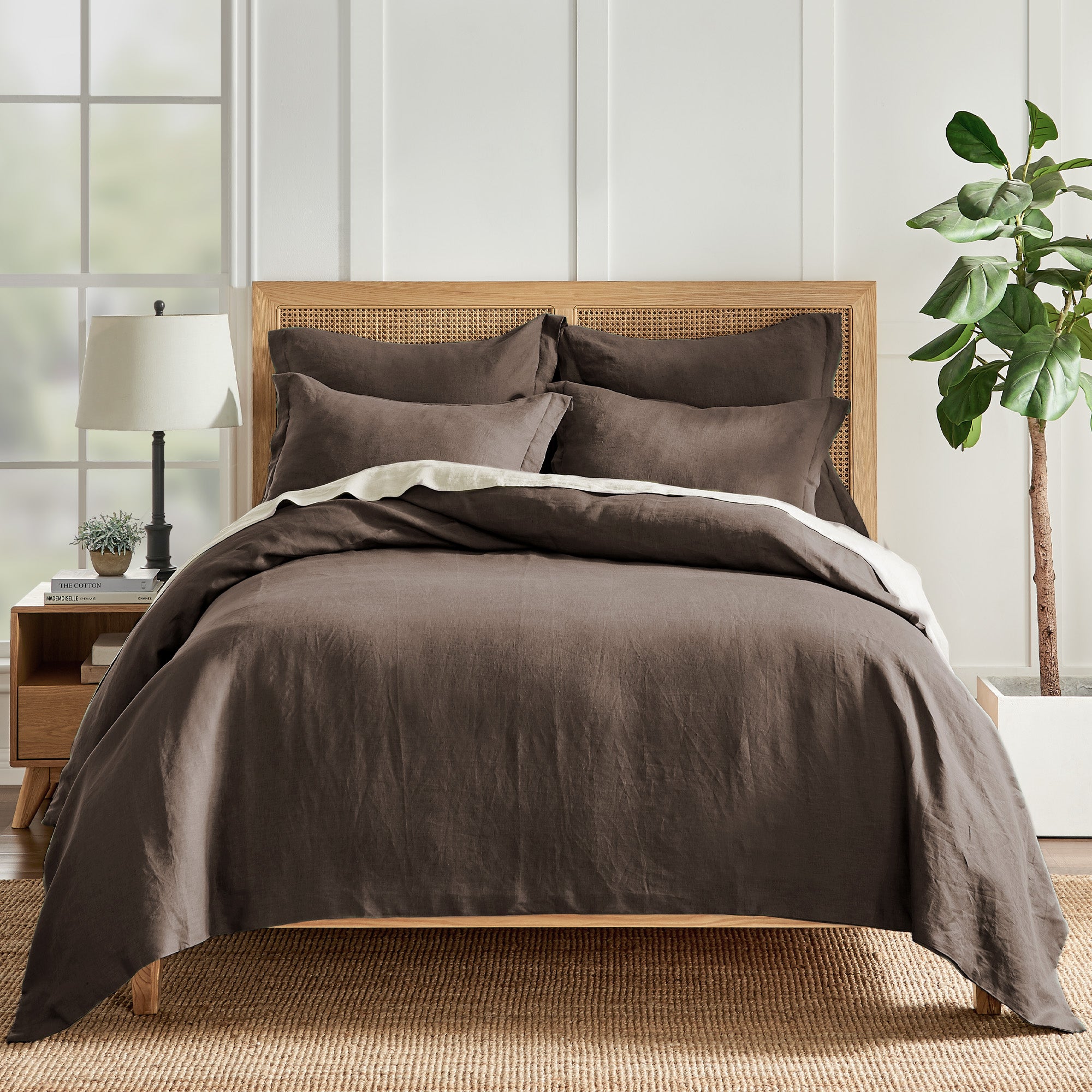 Premium Washed Linen Sham - Soft & Breathable Pillow Cover for Bedroom Decor - Perfect for Master Bedroom, Guest Room & Cozy Home Styling