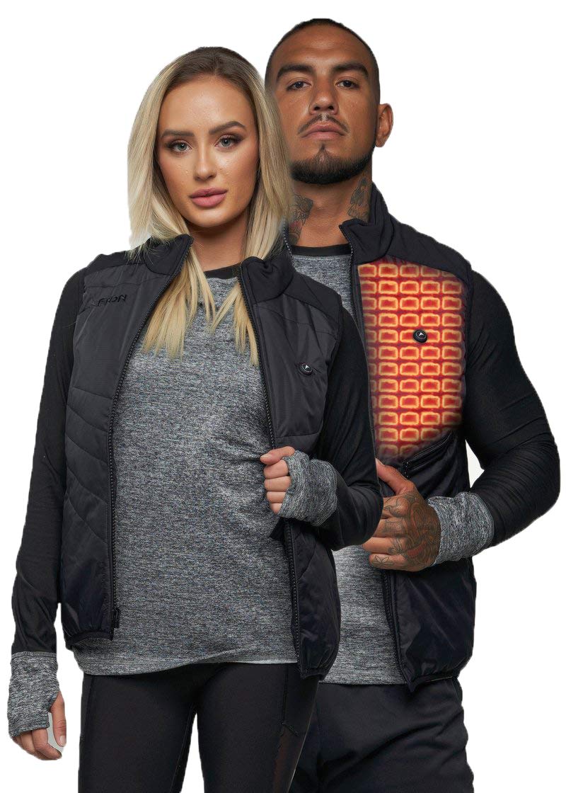 PRO 5V Heated Unisex Vest - Windproof & Water-Resistant Winter Jacket for Men & Women | Electric Warming Vest for Skiing, Fishing, Camping & Outdoor Activities in Cold Weather | Perfect for Hiking, Hunting & Daily Winter Wear