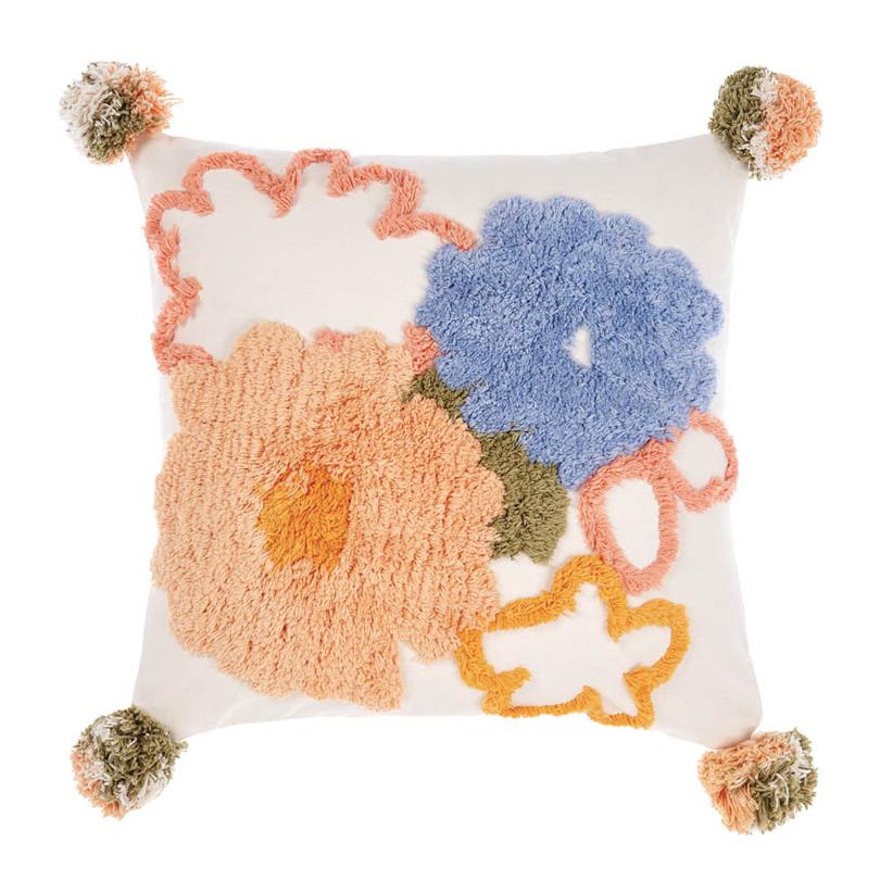 Linen House Fergie Peony 45x45cm Decorative Throw Pillow - Perfect for Sofa, Bed & Home Decor