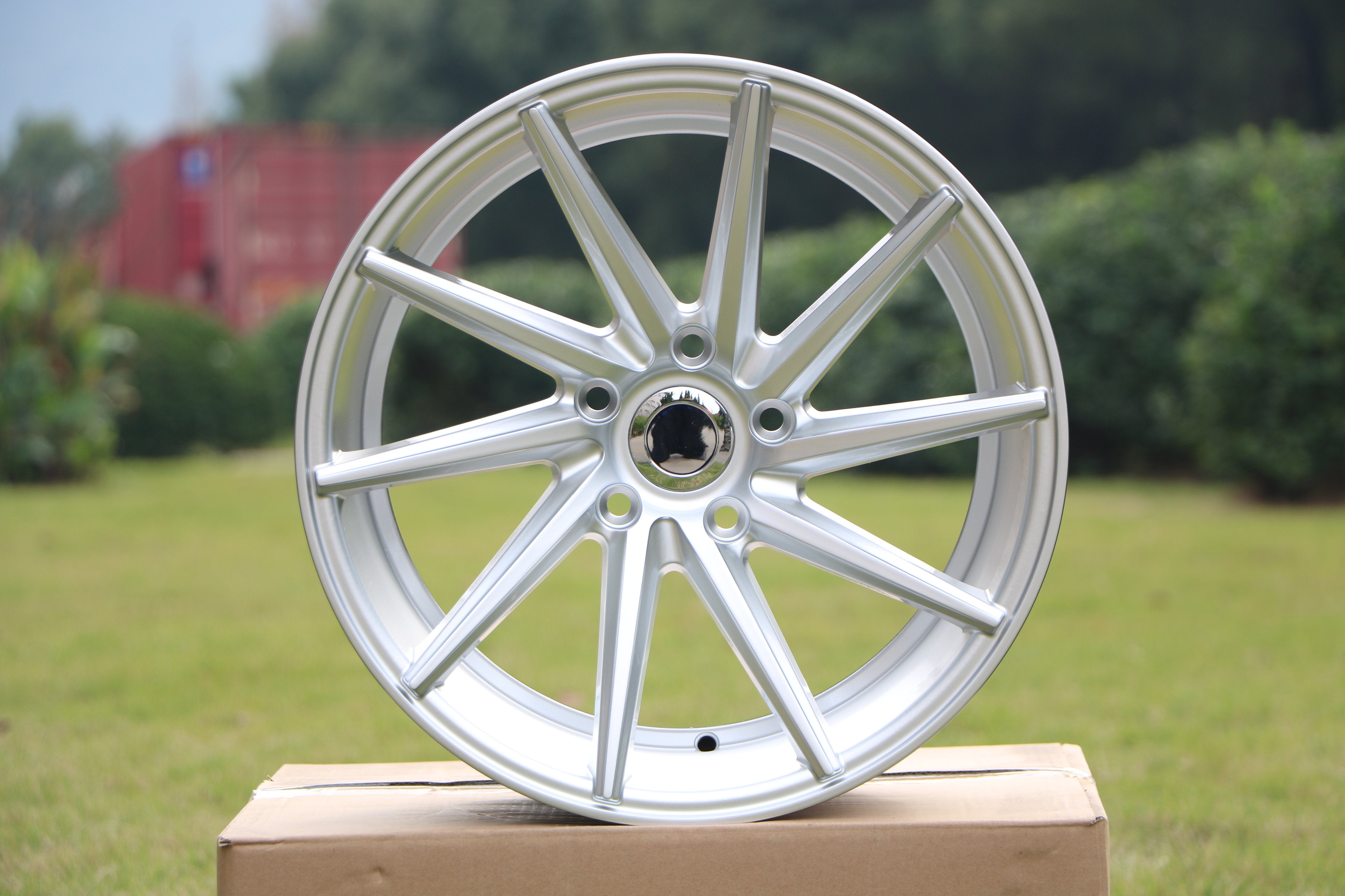 19-Inch Swirl Style Alloy Wheels - Premium Car Rims for Sedans & SUVs - Enhance Your Vehicle's Style & Performance for Street Driving & Car Shows