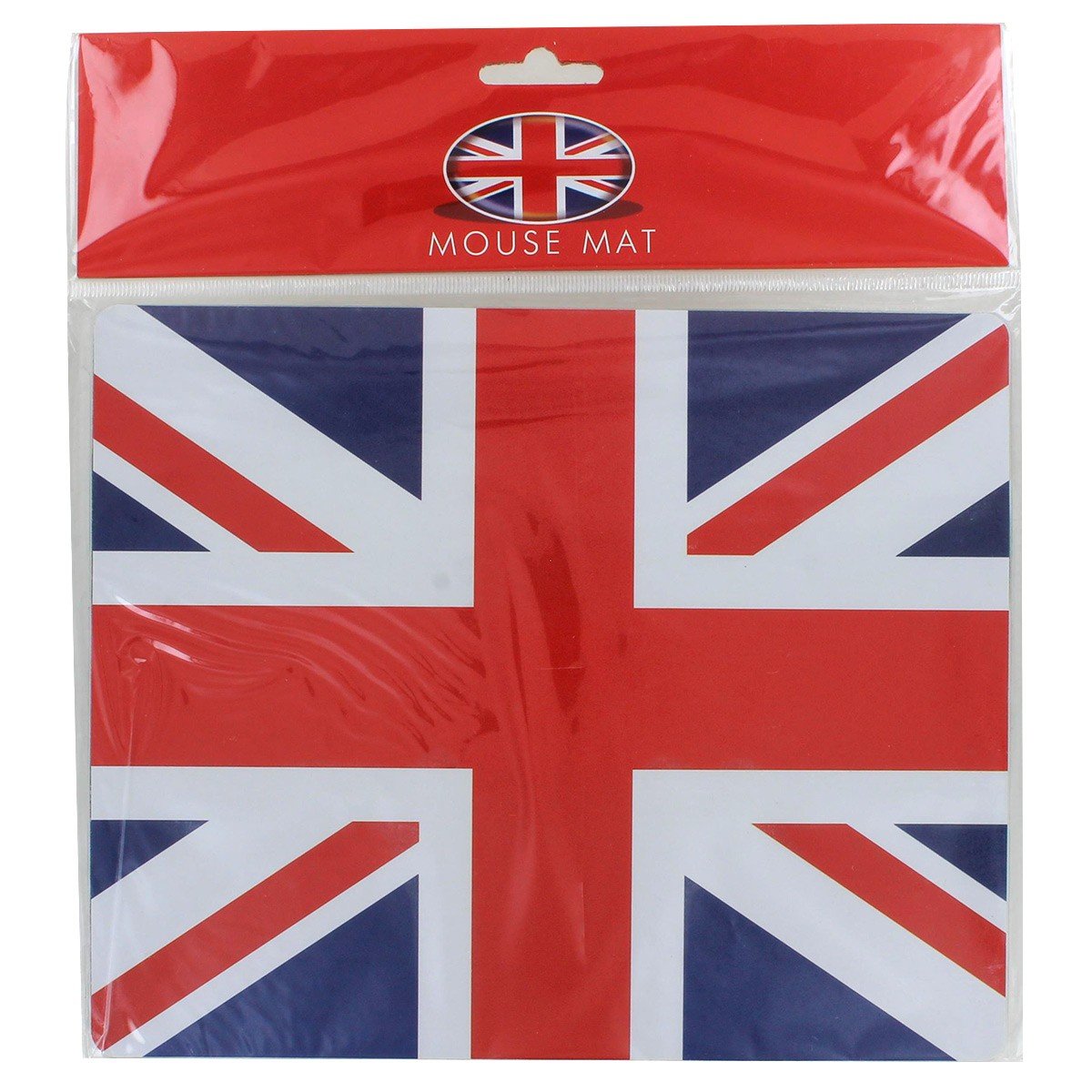Union Jack British Flag Mouse Pad - Non-Slip Rubber Base, Comfortable for Office & Gaming Use