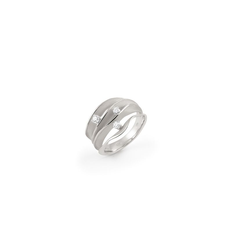 0.18ct Natural Diamond Ring for Women - Dune Collection, Elegant Solitaire Engagement & Wedding Band (Perfect for Proposals, Anniversaries & Special Occasions)