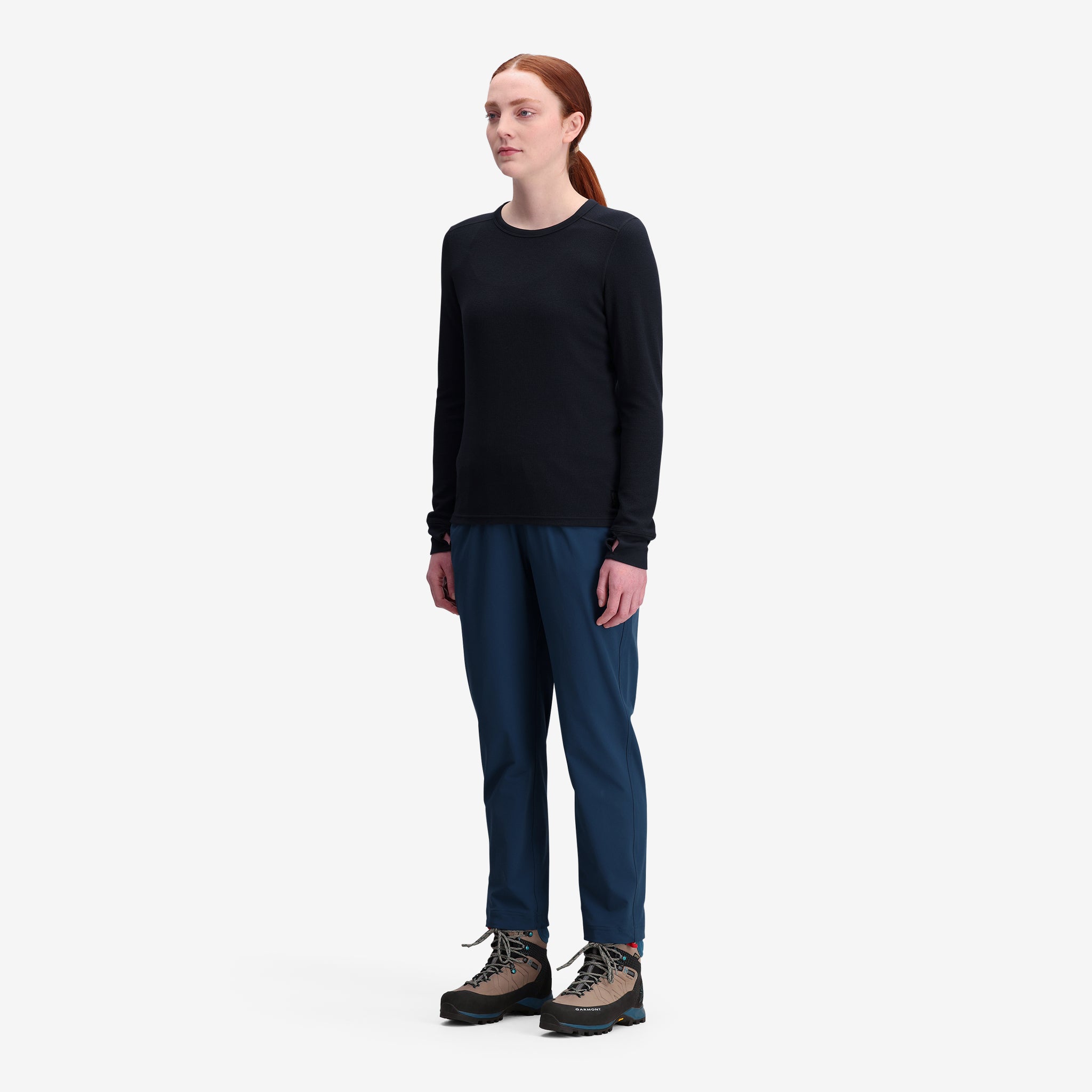 Global Waffle Crew Women's Sweater - Cozy Knit Pullover for Fall & Winter - Perfect for Casual Outfits and Layering