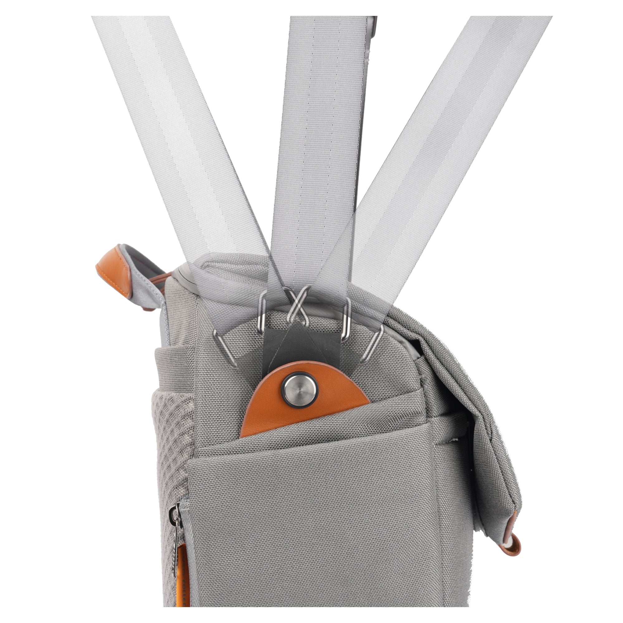 VEO CITY S30 Camera Shoulder Bag with Pouch - Gray | Waterproof DSLR Camera Case for Travel & Outdoor Photography | Perfect for Hiking, Street Photography & Daily Use