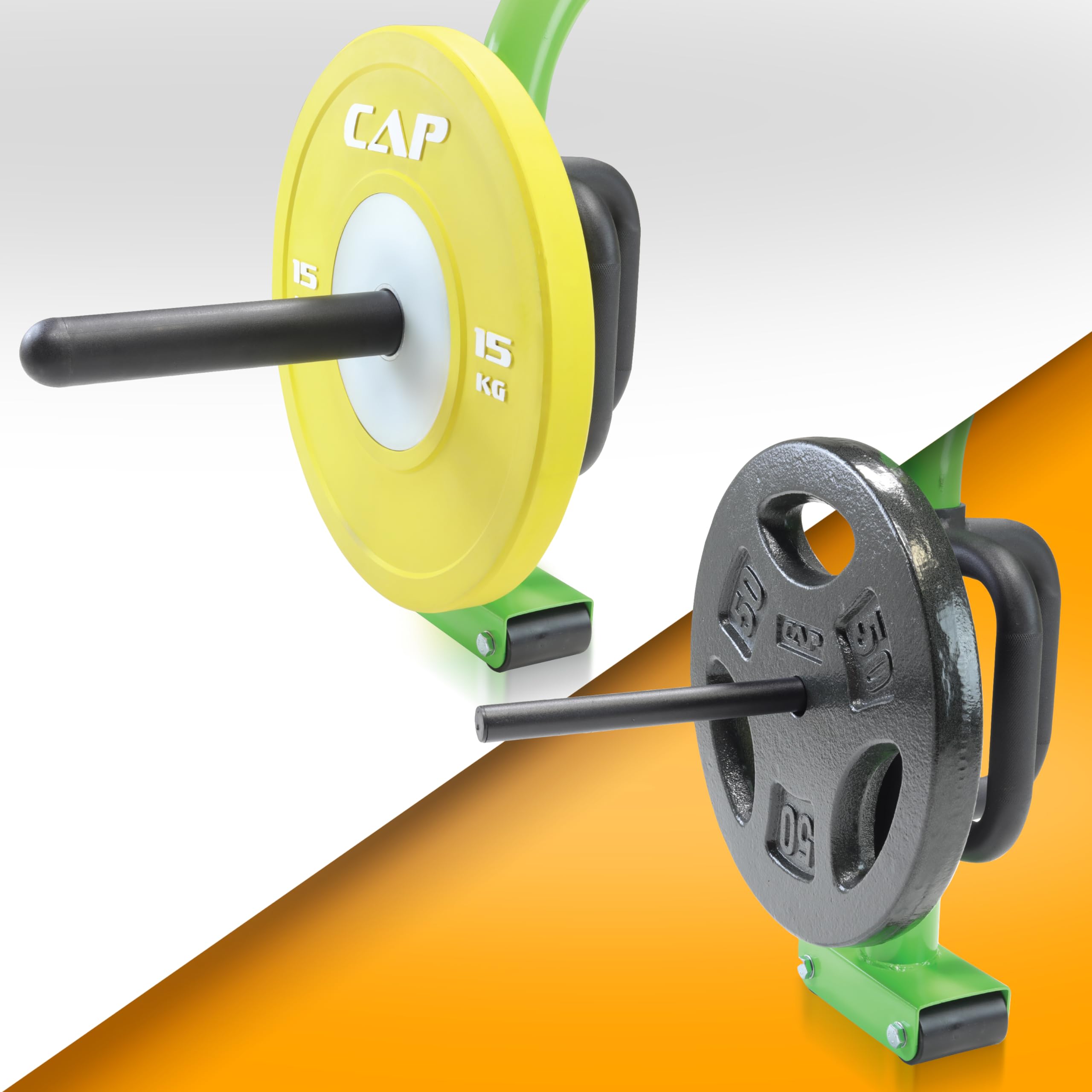CAP Barbell Deluxe Open Trap Bar - Olympic & Standard Weight Plate Compatible Hex Shrug Bar for Deadlifts, Squats & Strength Training
