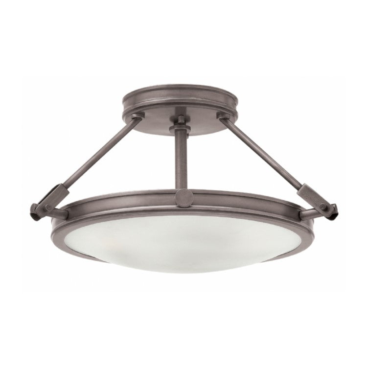 Semi Flush Mount Ceiling Light Fixture - Modern LED Ceiling Light for Bedroom, Living Room, Kitchen & Hallway - Energy Efficient Indoor Lighting Solution