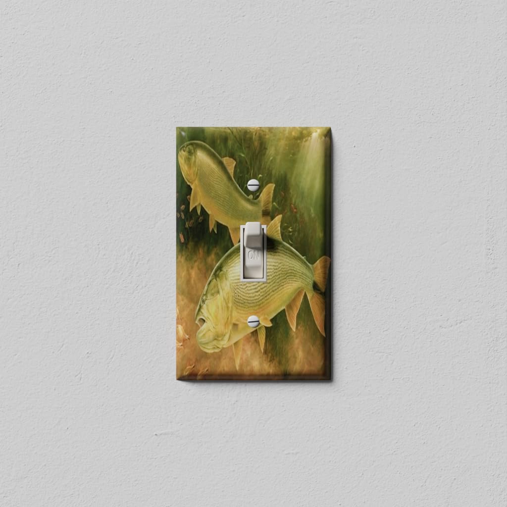 Decorative Light Switch Cover - Single Toggle Wall Plate for Home Decor