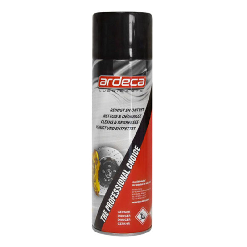 Ardeca 500ml Brake & Parts Cleaner - Heavy Duty Degreaser for Automotive, Motorcycle & Bike Maintenance - Removes Oil, Grease & Dirt - Ideal for DIY Car Repair & Engine Cleaning