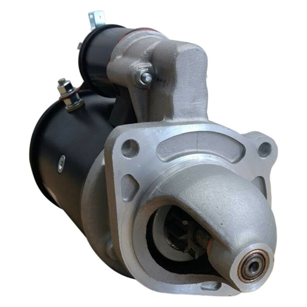 Boshishu NEW STARTER FITS John Deere Backhoe 555A 555B 555C 650 6500 655A 26211I 26211J 26211K - Heavy Duty Replacement Starter Motor - Fast Shipping & Easy Installation - Compatible with Various Construction Equipment Models - Ideal for Tractor, Excavator & Loader Repairs
