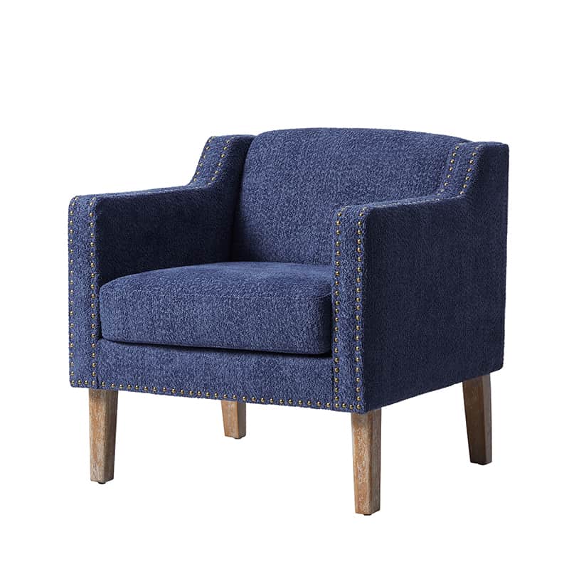 Solid Wood Frame Armchair - Modern & Durable Wooden Chair for Living Room, Dining Room, Office - Comfortable & Stylish Home Furniture
