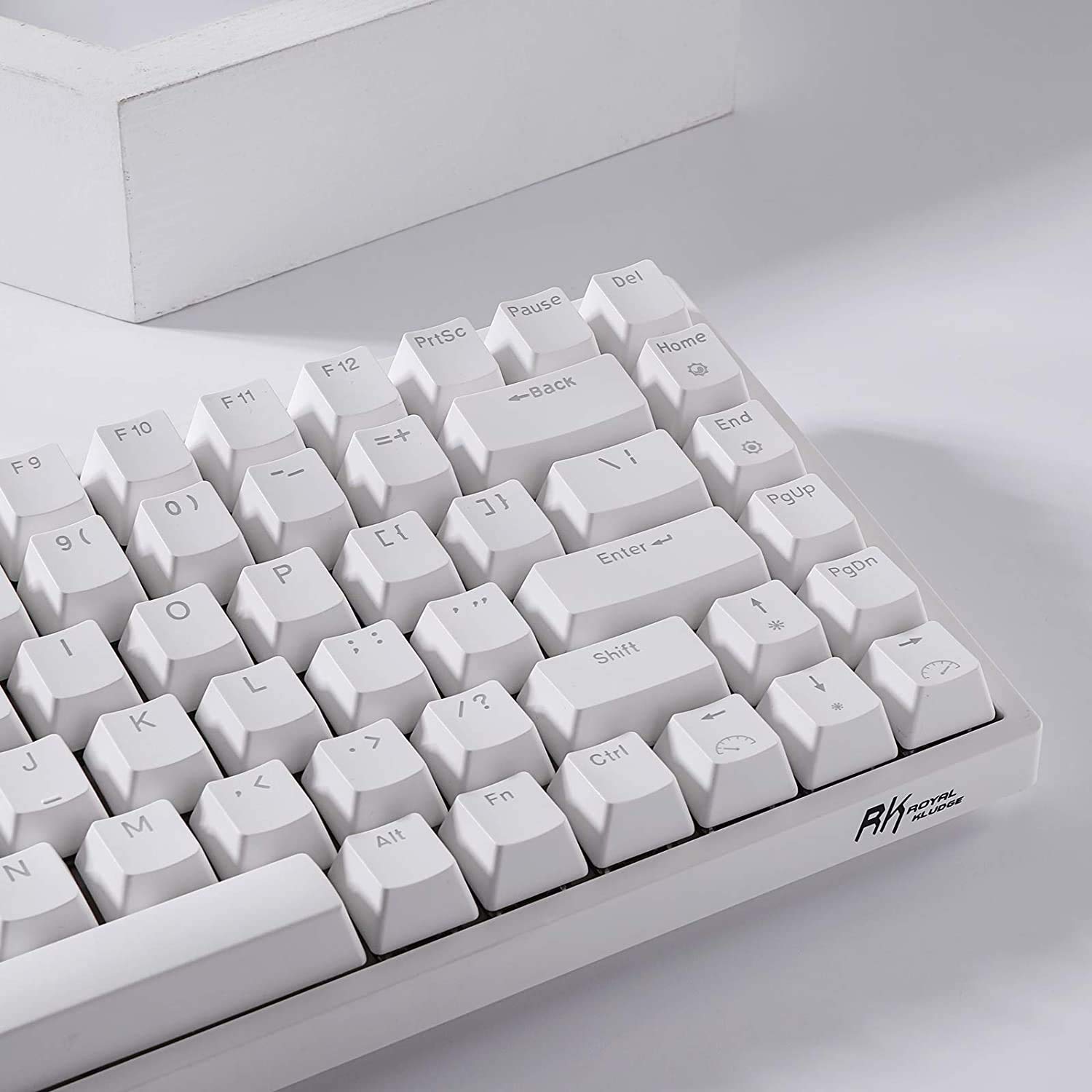 RK ROYAL KLUDGE RK84 Wireless Mechanical Gaming Keyboard - 75% Compact Layout, Bluetooth/2.4Ghz/USB-C Triple Mode, Hot-Swappable Tactile Brown Switches, RGB Backlit | Perfect for PC Gaming, Office Work & Typing Enthusiasts