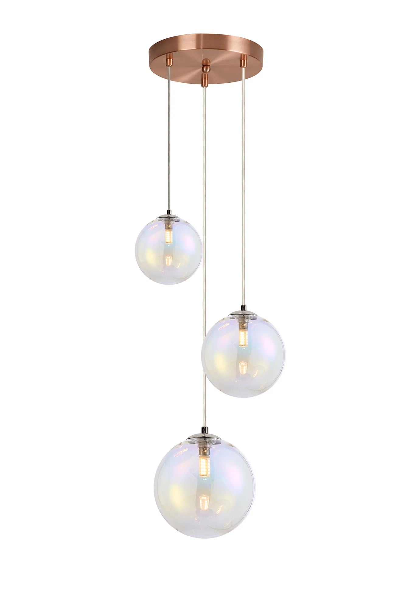 Antique Copper & Iridescent