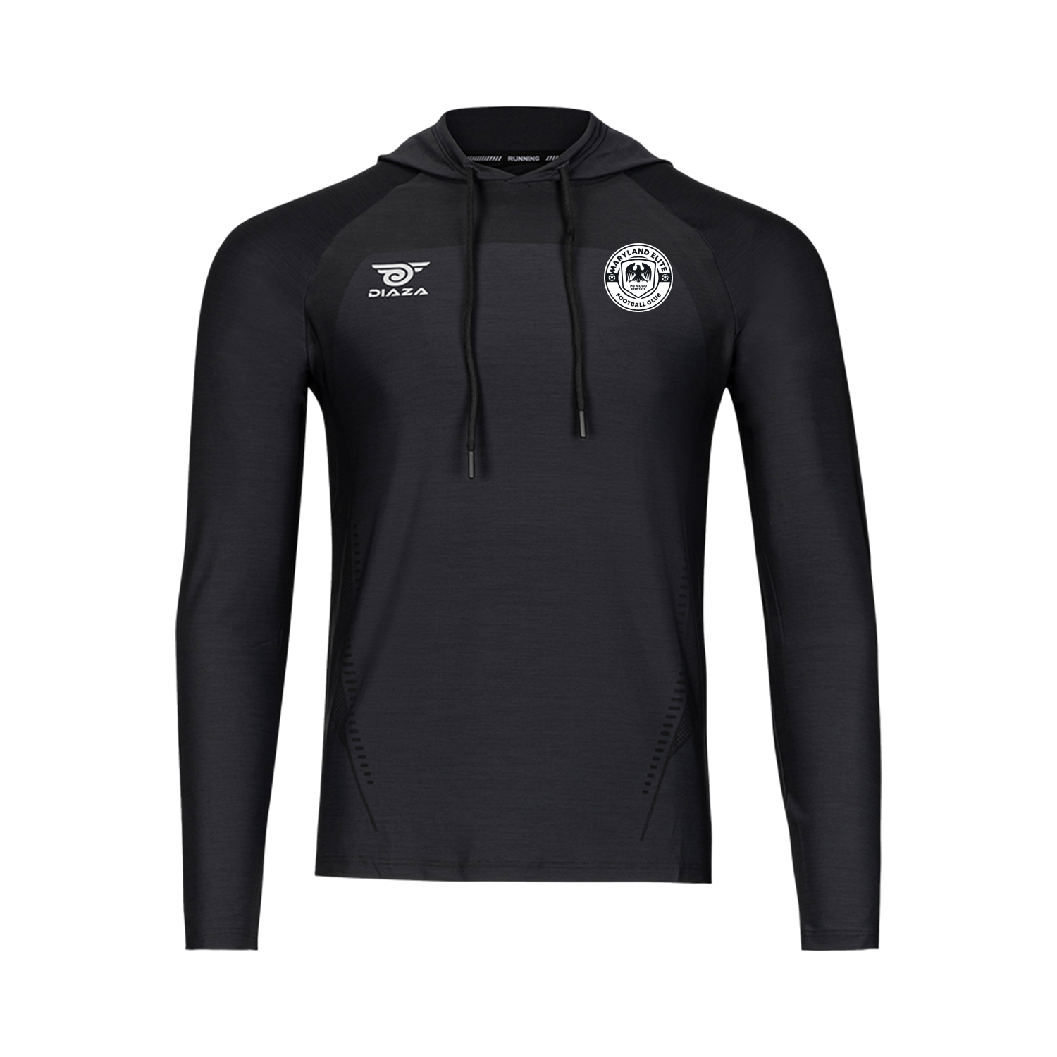 MD Elite Suba Hooded Long Sleeve for Men - Lightweight Performance Pullover with Thumb Holes - Perfect for Running, Hiking & Outdoor Activities