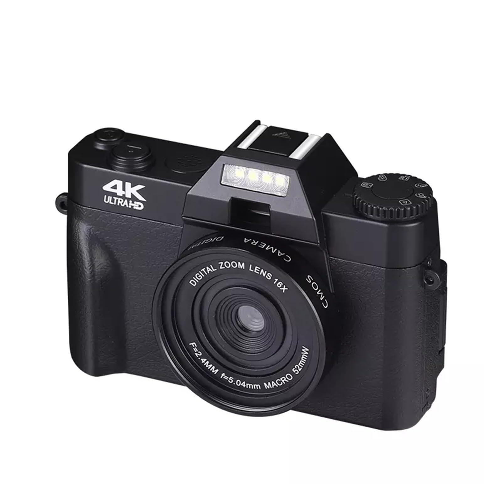 48MP Retro Video Camera with Flip Screen & 4K - Perfect for Vlogging & Travel