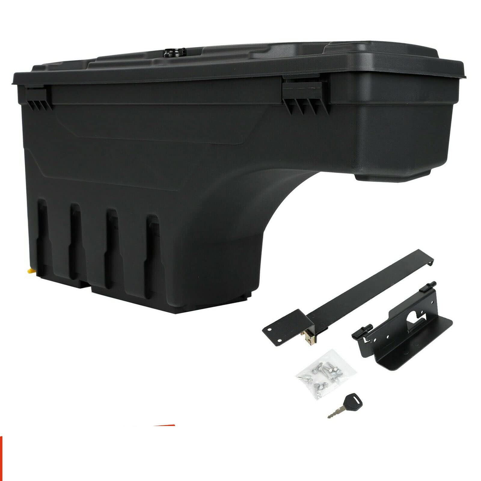 Lockable Truck Bed Tool Box for 2002-2021 Dodge Ram 1500/2500/350 - Left Side Wheel Well Storage Case SC300D | Durable & Secure Tool Organizer for Work Trucks, Camping & Off-Road Adventures