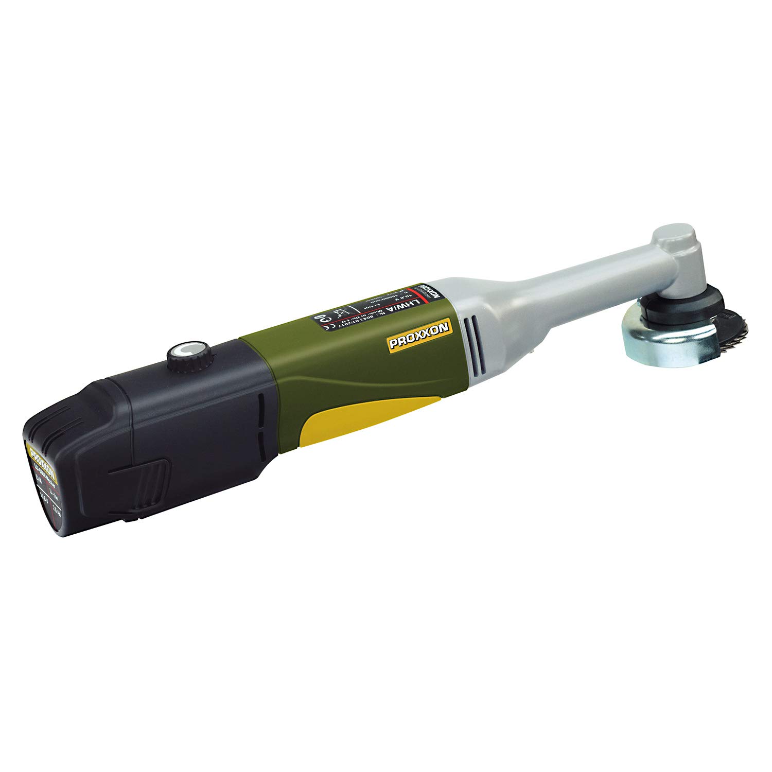 PROXXON 29817 Cordless Long Neck Angle Grinder LHW/A (Battery & Charger Not Included) - Perfect for DIY Projects, Metalworking, and Precision Grinding