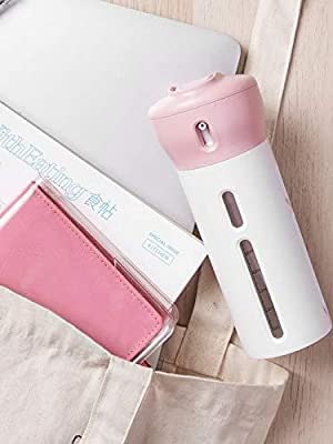 BHRAKUTI 4-in-1 Travel Dispenser Bottle Set - Leak Proof Refillable Cosmetic Containers for Shampoo, Lotion & Toiletries - Portable Plastic Travel Size Bottles for Airplane, Gym & Vacation Essentials
