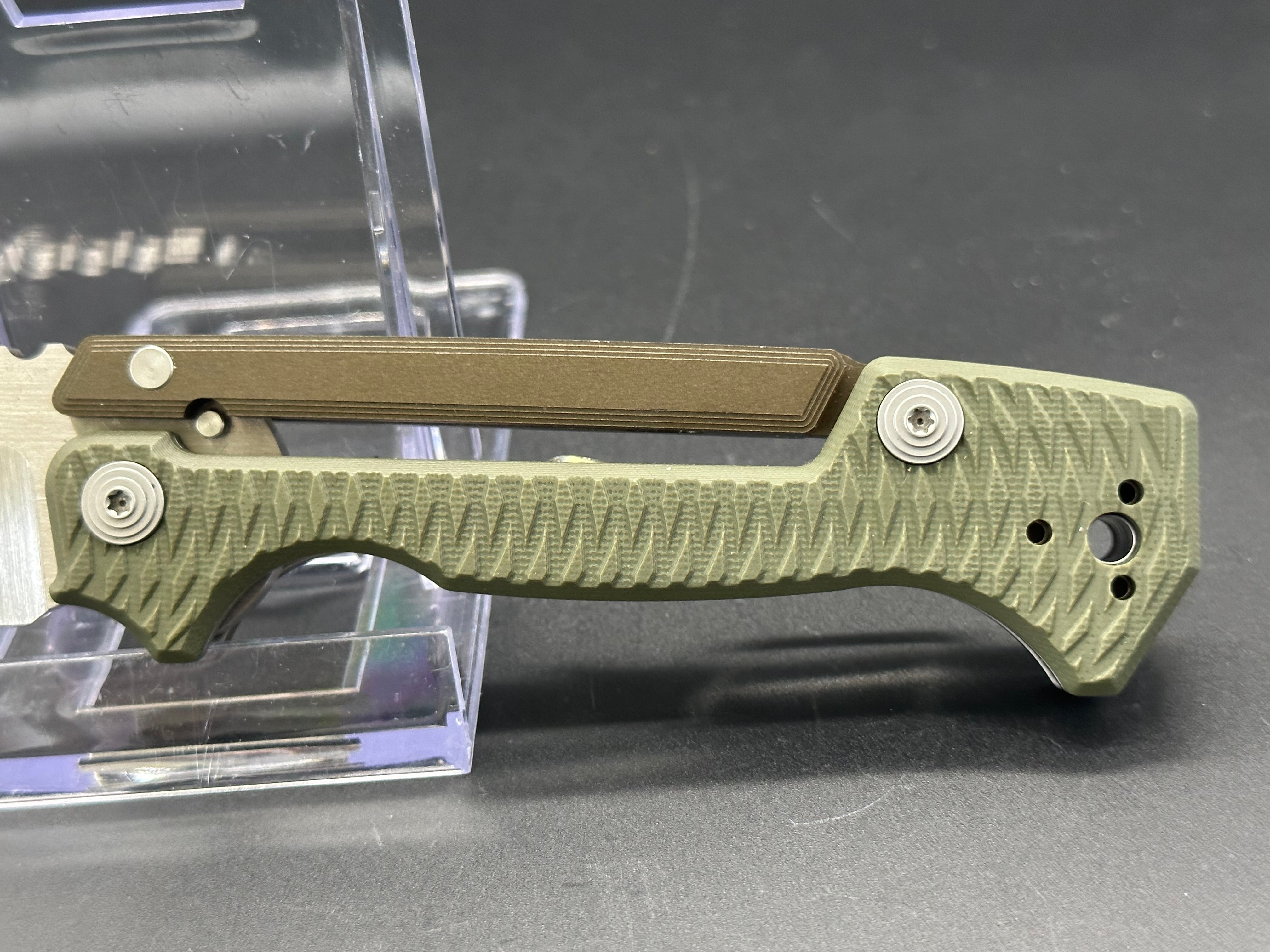 Cold Steel AD15 Tactical Folding Knife - High Carbon Steel Blade, Secure Locking Mechanism for Outdoor, Camping, and Survival Use