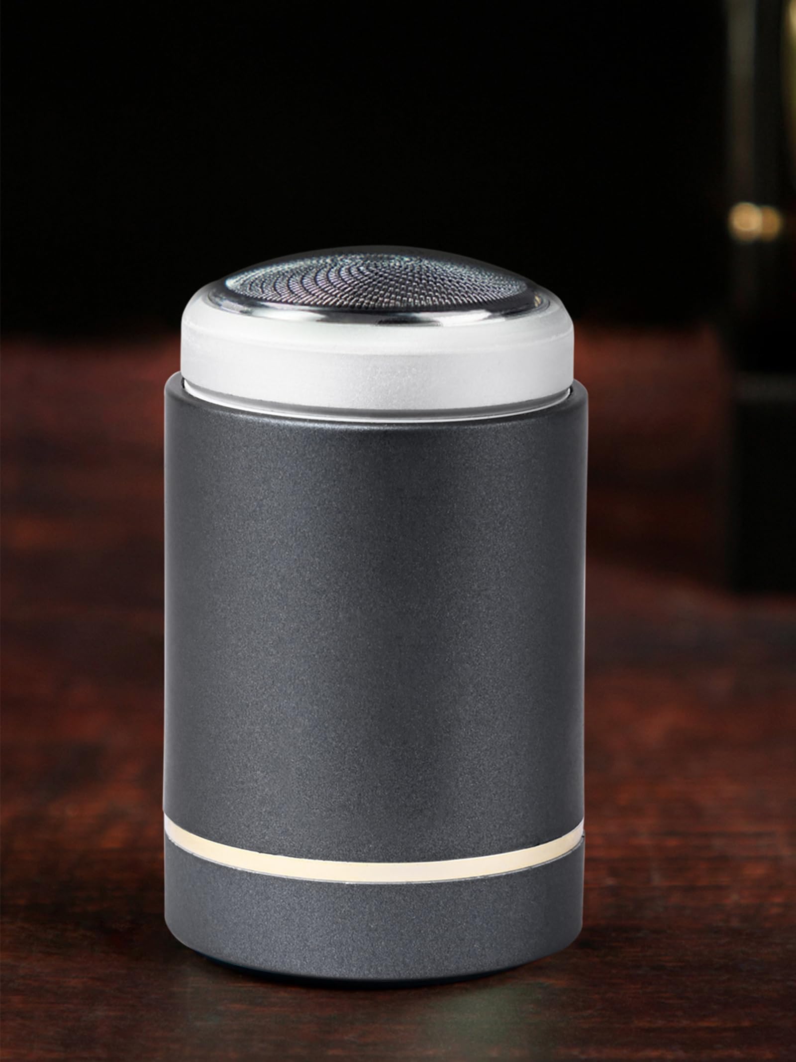 Mini Electric Shaver for Men - USB C Rechargeable Travel Shaver, Waterproof Pocket Size Electric Razor Trimmer for Face & Body (Gray) - Perfect for Business Trips, Gym & On-the-Go Grooming